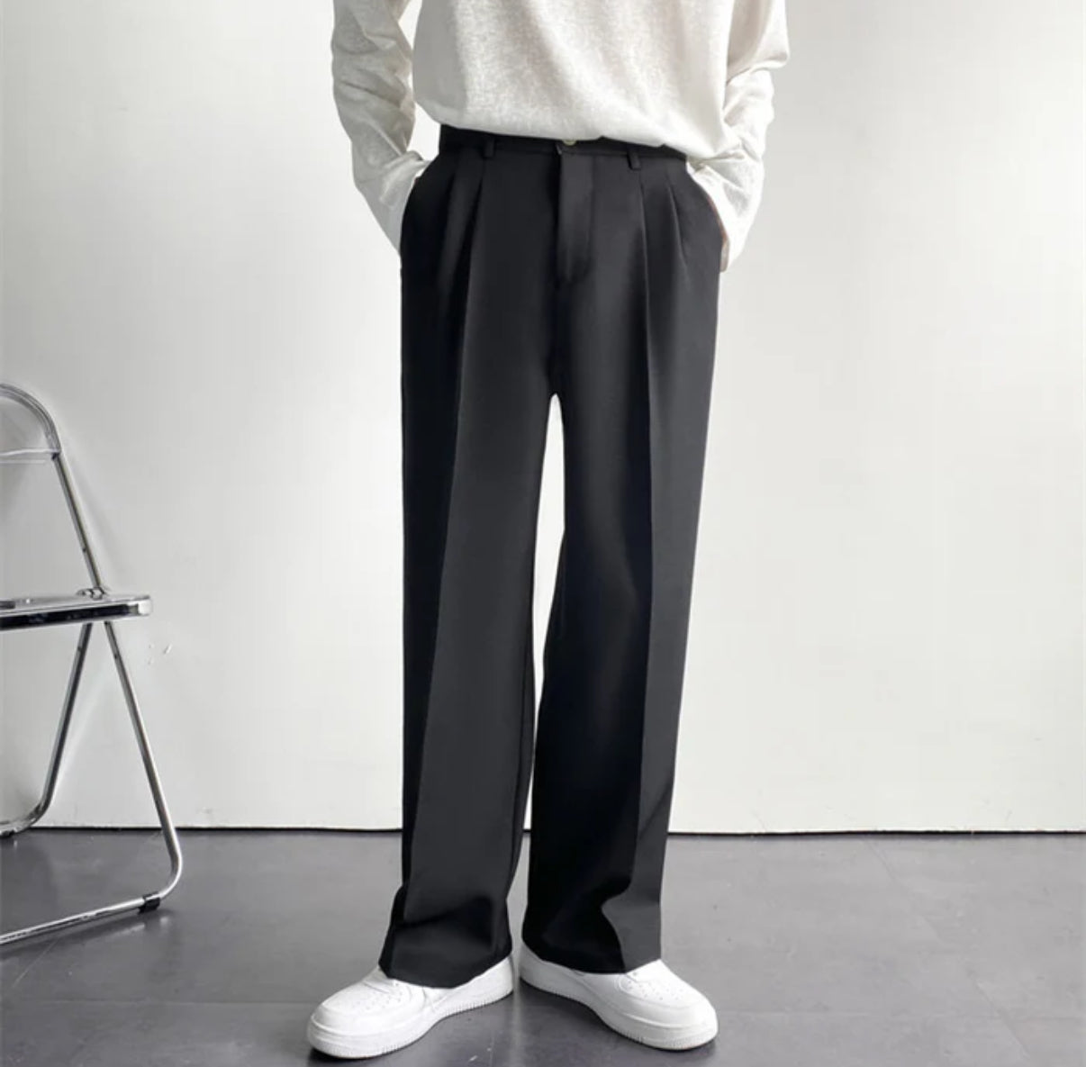 GUNSAN FITTED TROUSERS