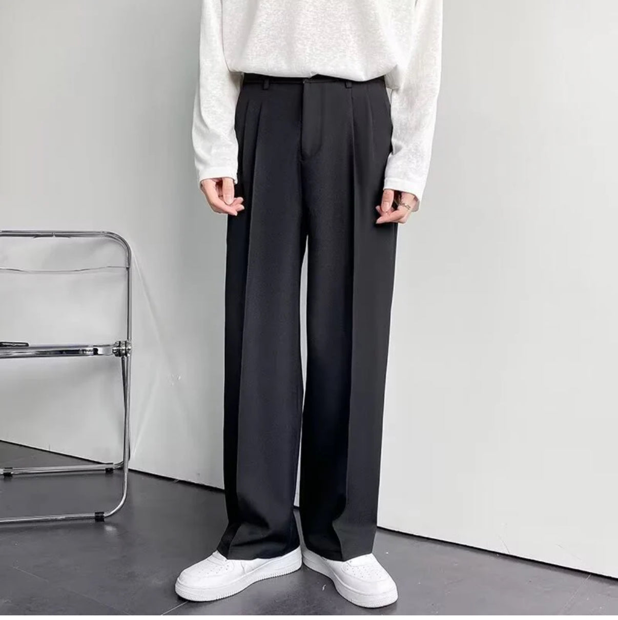 GUNSAN FITTED TROUSERS