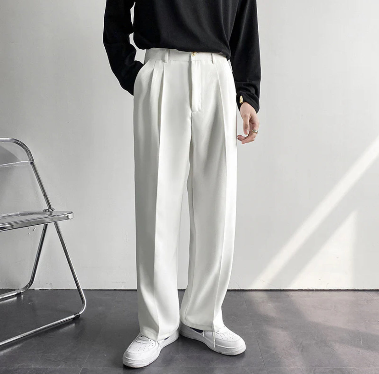 GUNSAN FITTED TROUSERS