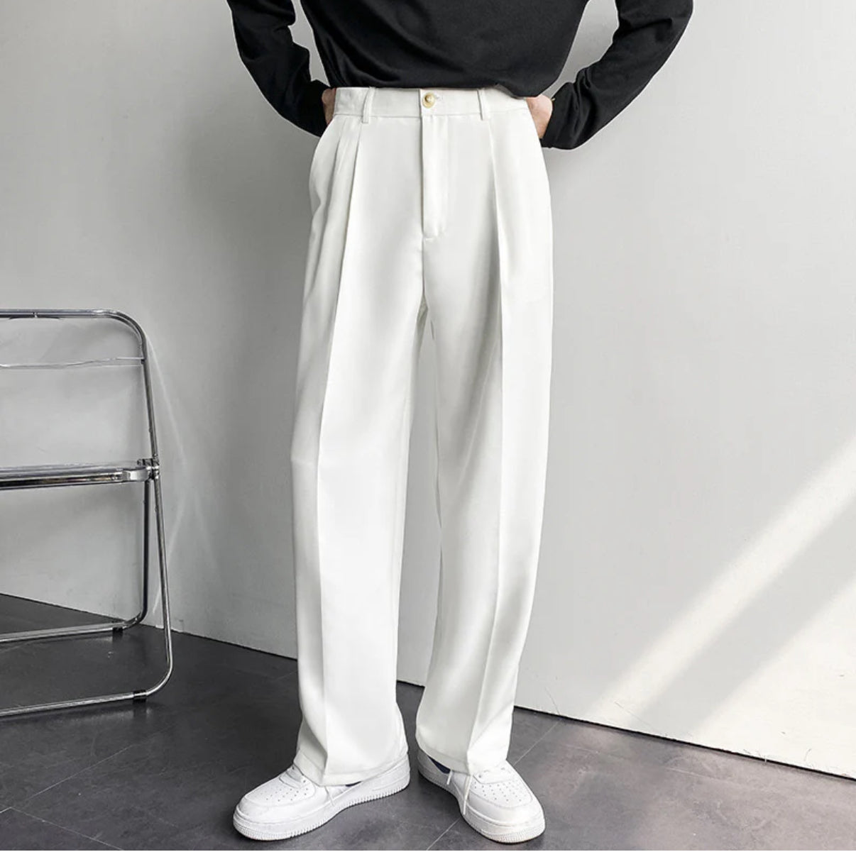 GUNSAN FITTED TROUSERS
