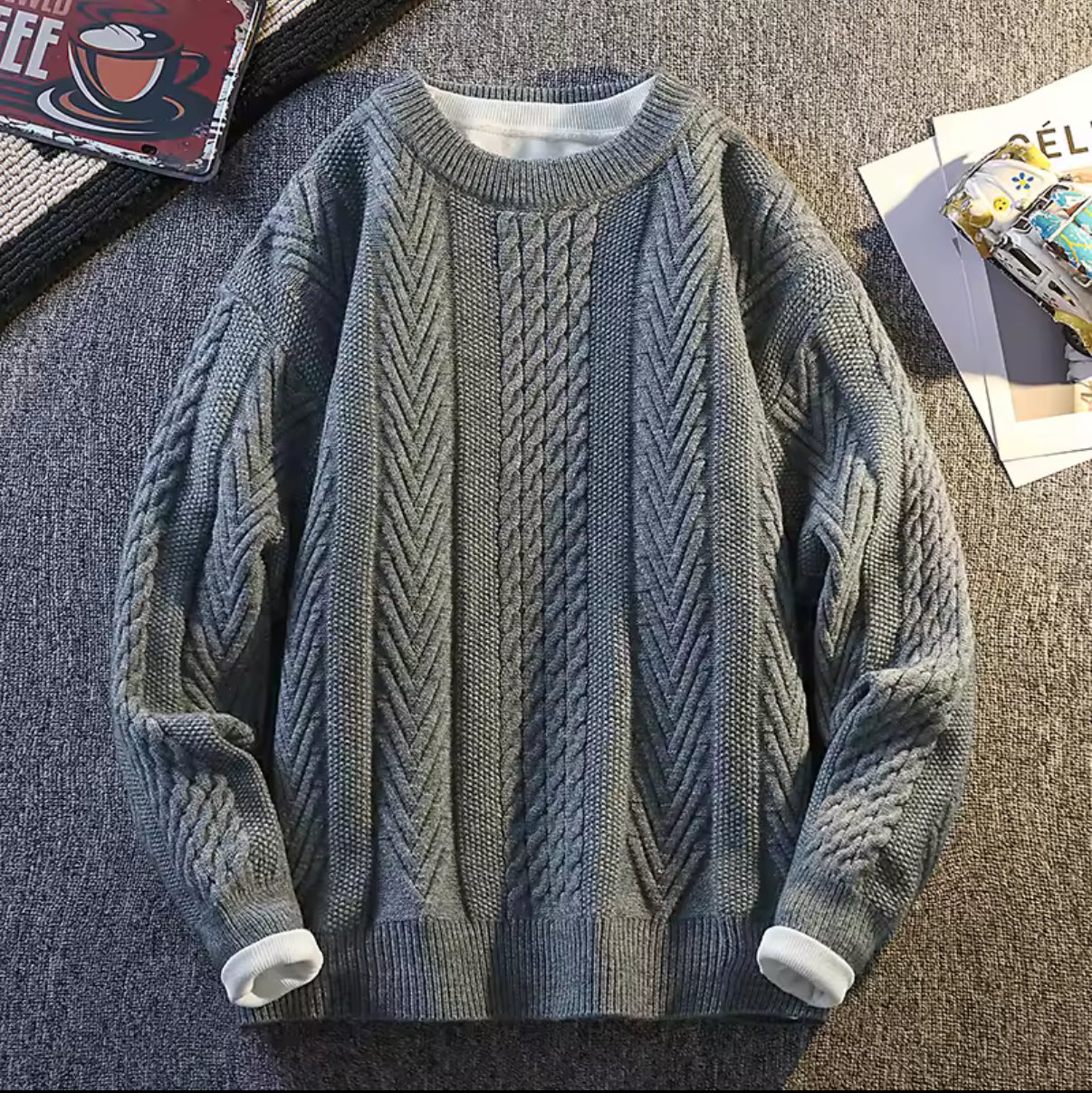 Knitted Pullover Sweater